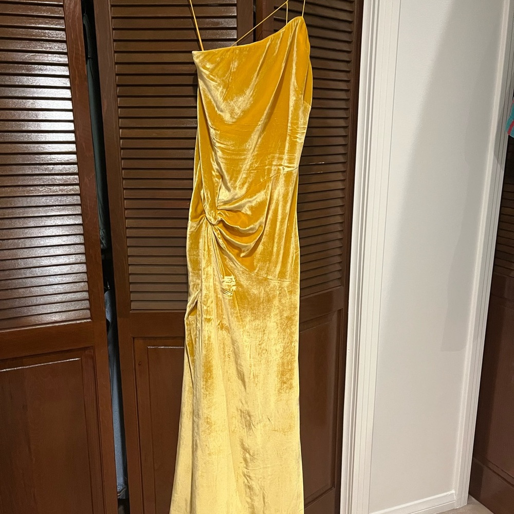 Cinq a sept yellow Liza dress - Picture 4 of 5